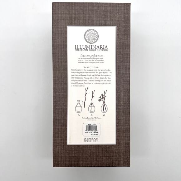 ILLUMINARIA Porcelain Room Diffuser Essence of Jasmine Dragonfly NEW IN BOX - Picture 6 of 10